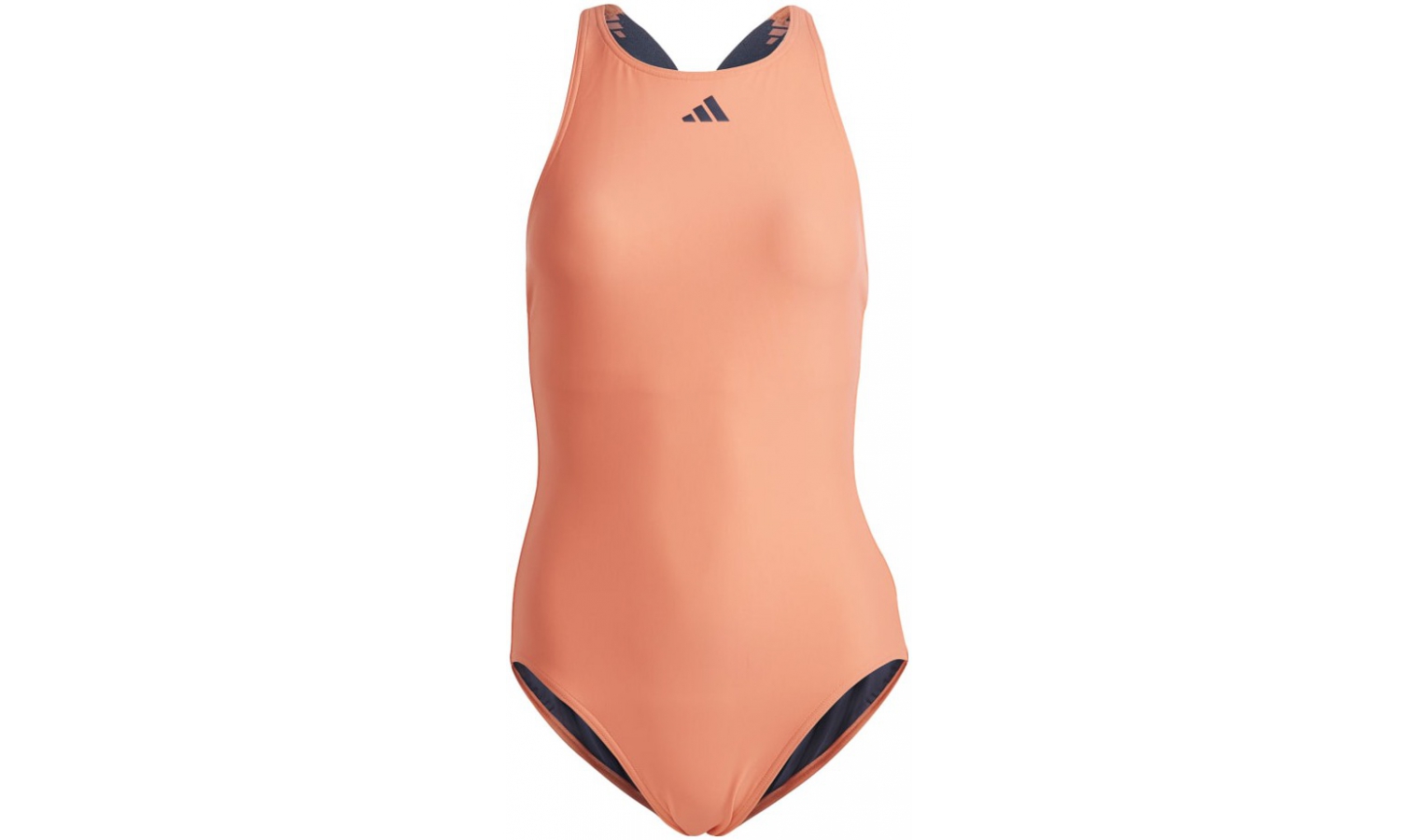 Womens one-piece swimsuit adidas SOLID TAPE SUIT orange | AD