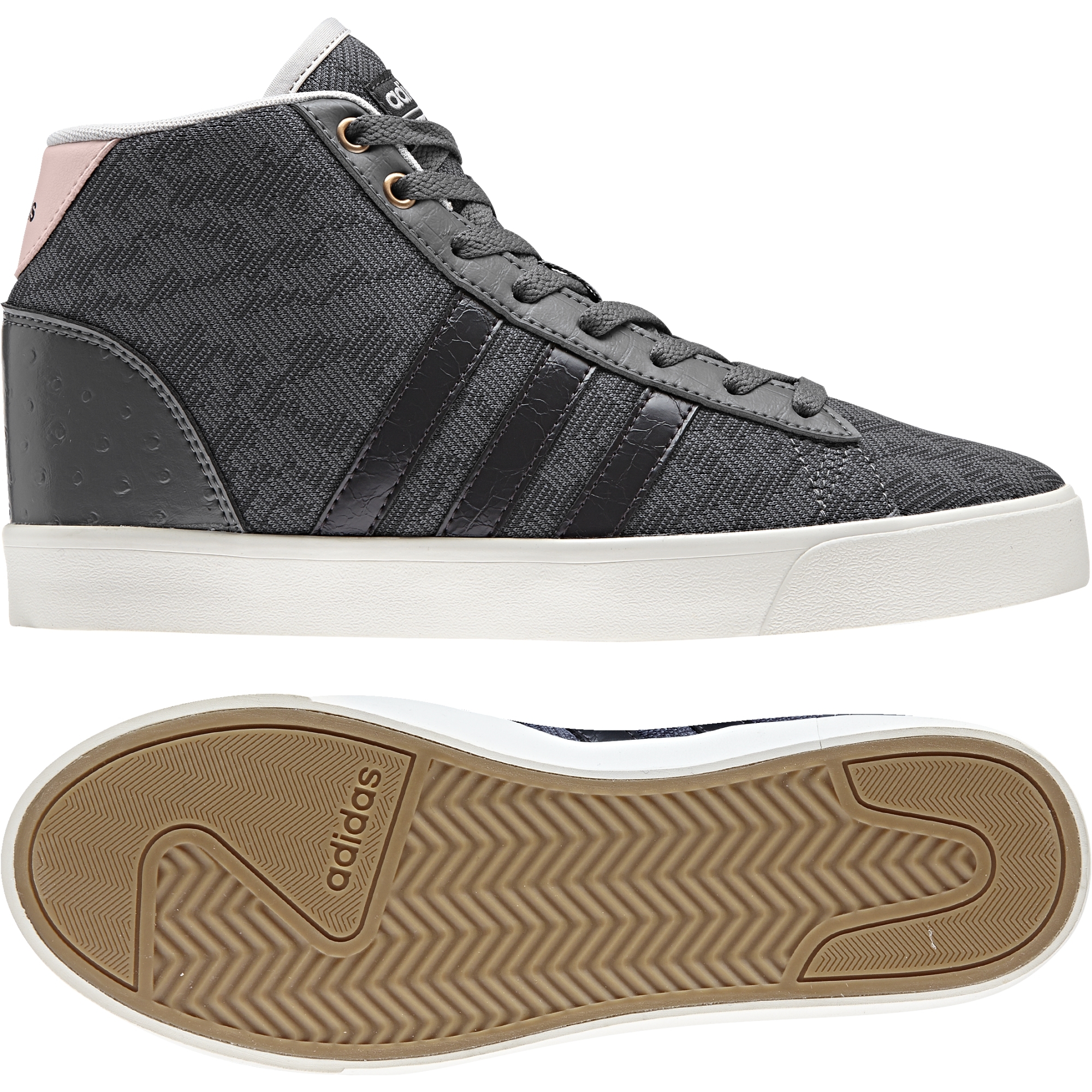 punto Sentido táctil Extra Womens ankle boots adidas CF DAILY QT MID W grey | AD Sport.store