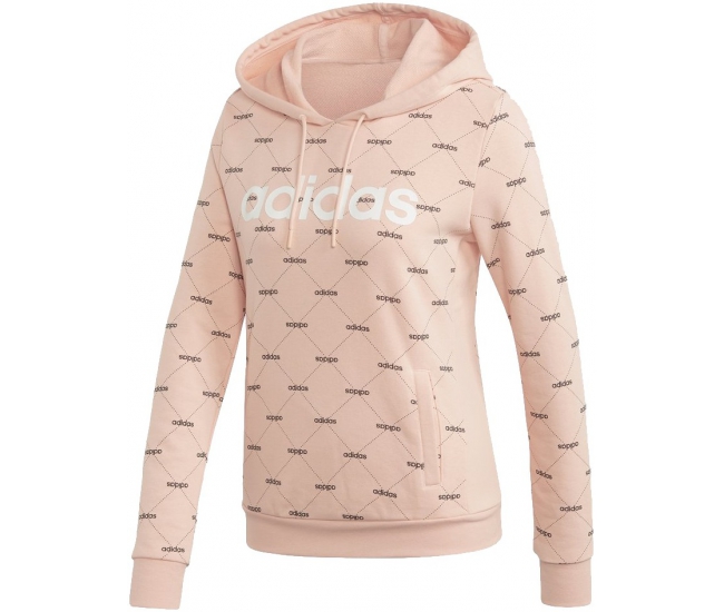 Sweatshirt adidas W CORE FAV HDY pink | AD Sport.store