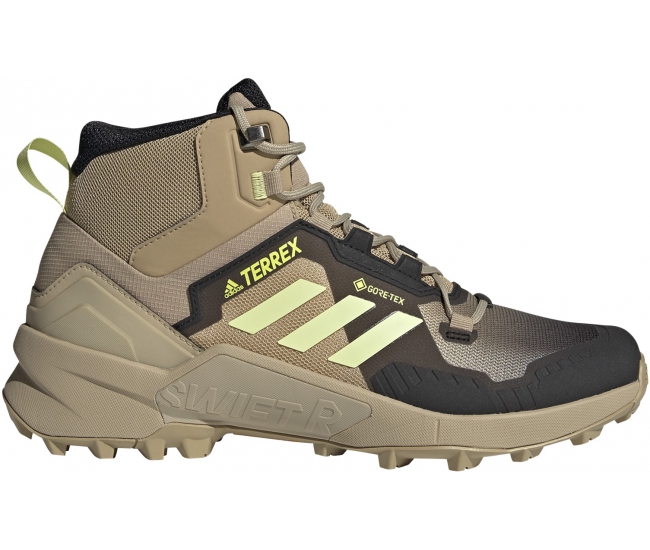 Mens outdoor shoes adidas TERREX SWIFT R3 MID GTX brown | AD Sport