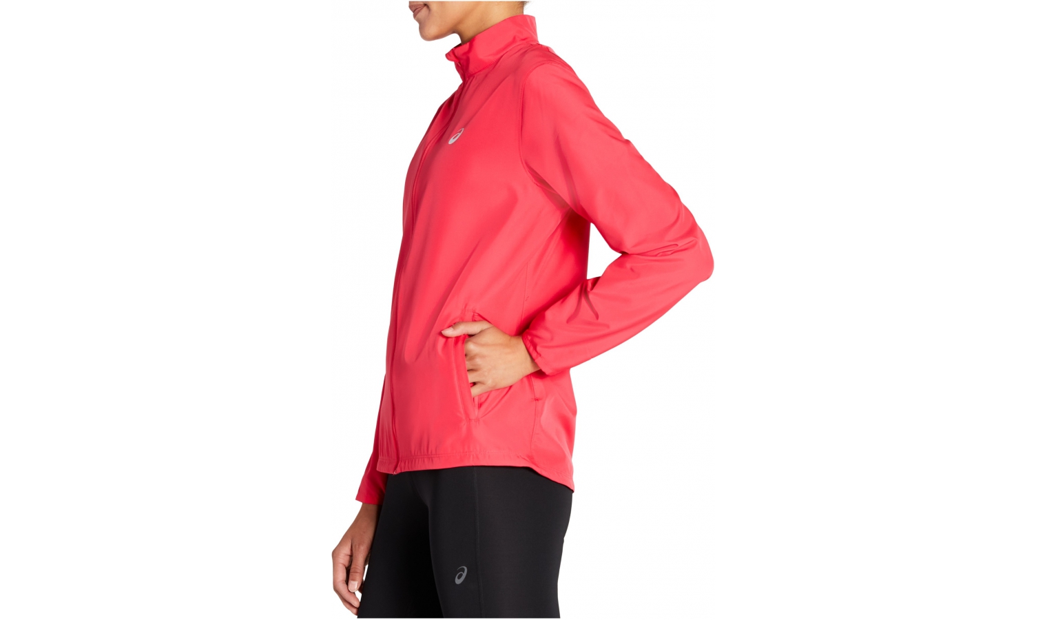 Centimeter Please watch Evaluable Womens sports jacket Asics SILVER JACKET W red | AD Sport.store
