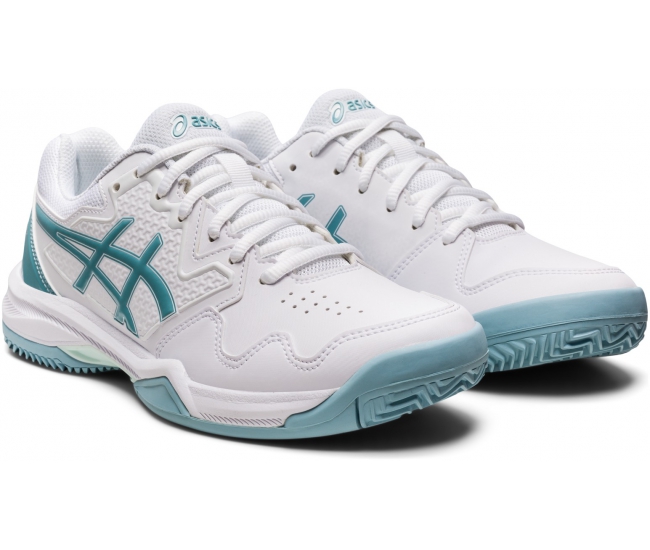 educate fluctuate Scarp Womens tennis shoes on clay court ASICS GEL-DEDICATE 7 CLAY W white | AD  Sport.store