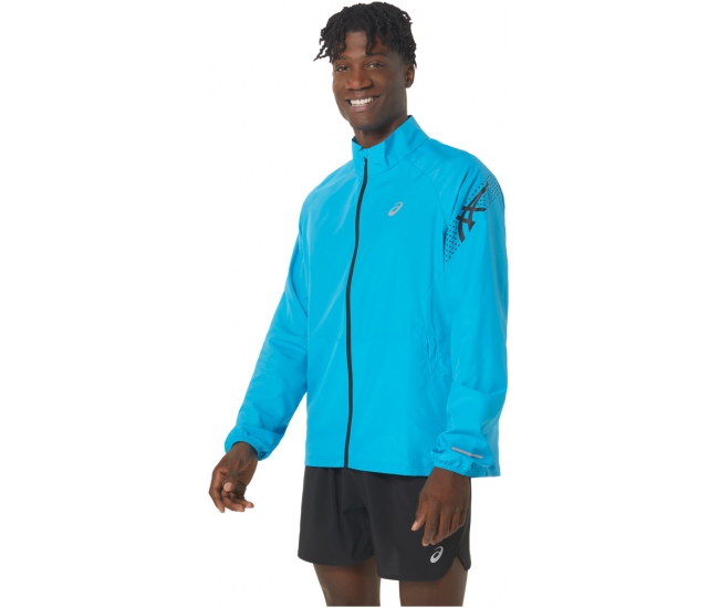 libro de texto Bendecir Ocho Mens sports jacket Asics ICON JACKET turquoise | AD Sport.store