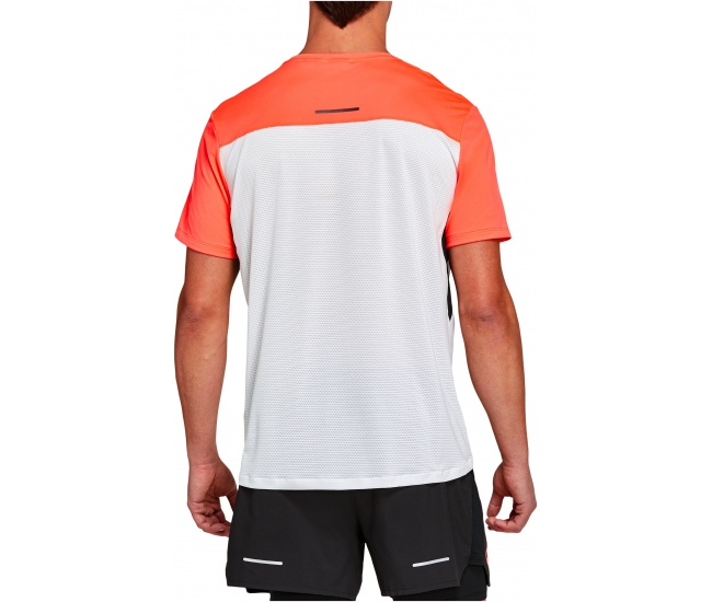 Calor Nota mientras Mens functional short sleeve shirt Asics RACE SS TOP orange | AD Sport.store