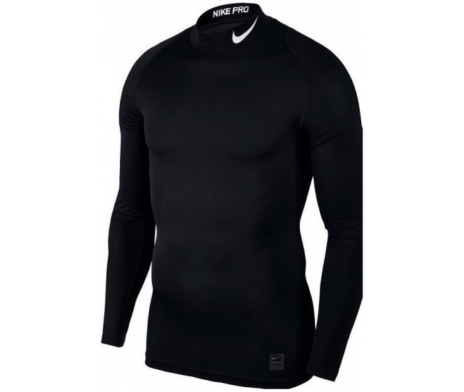 Mens compression long sleeve shirt Nike M NP TOP LS COMP MOCK black | AD  Sport.store