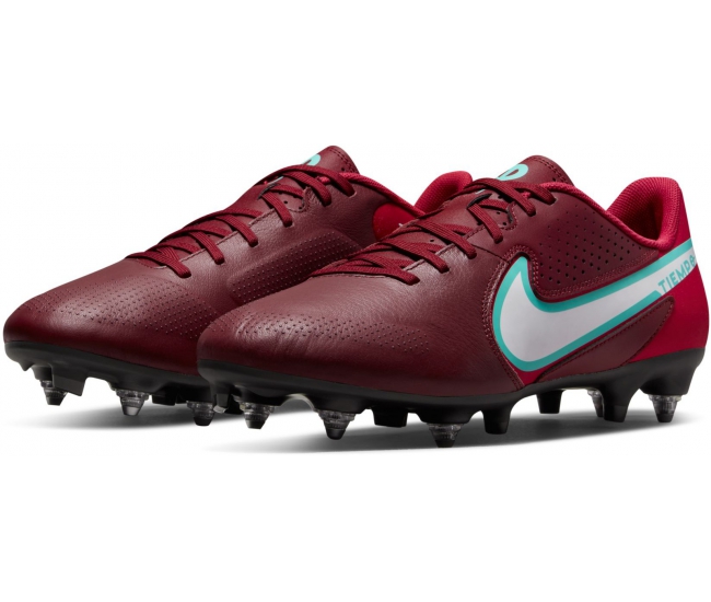 Soft ground boots Nike TIEMPO 9 SG-PRO AC red | AD Sport.store