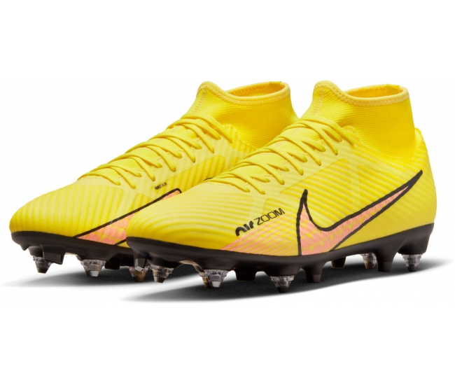 Reunir Escoger dentro Soft ground football boots Nike ZOOM MERCURIAL SUPERFLY 9 ACADEMY SG-PRO  ANTI-CLOG TRACTION yellow | AD Sport.store