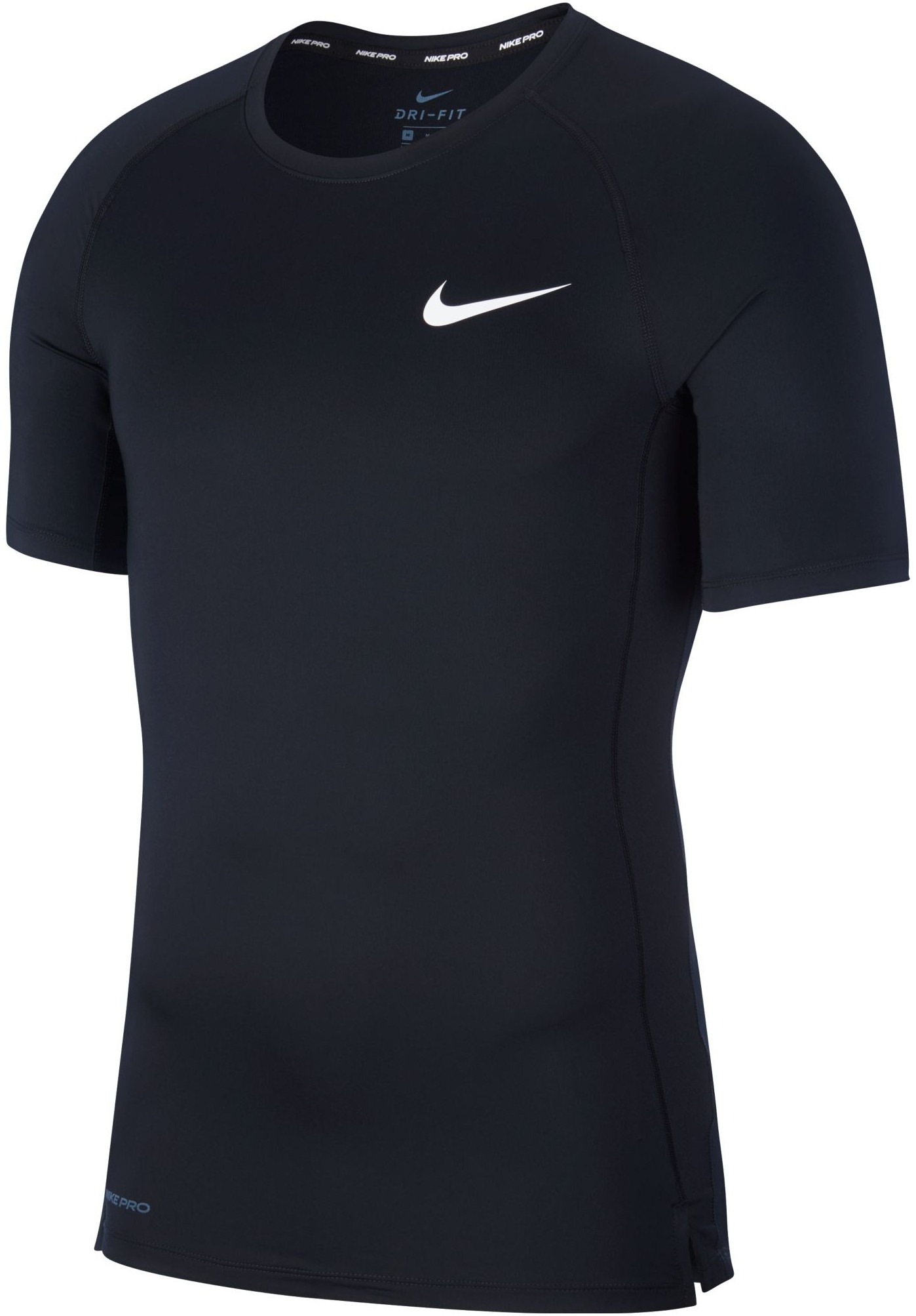Mens compression short sleeve shirt Nike PRO black | AD Sport.store