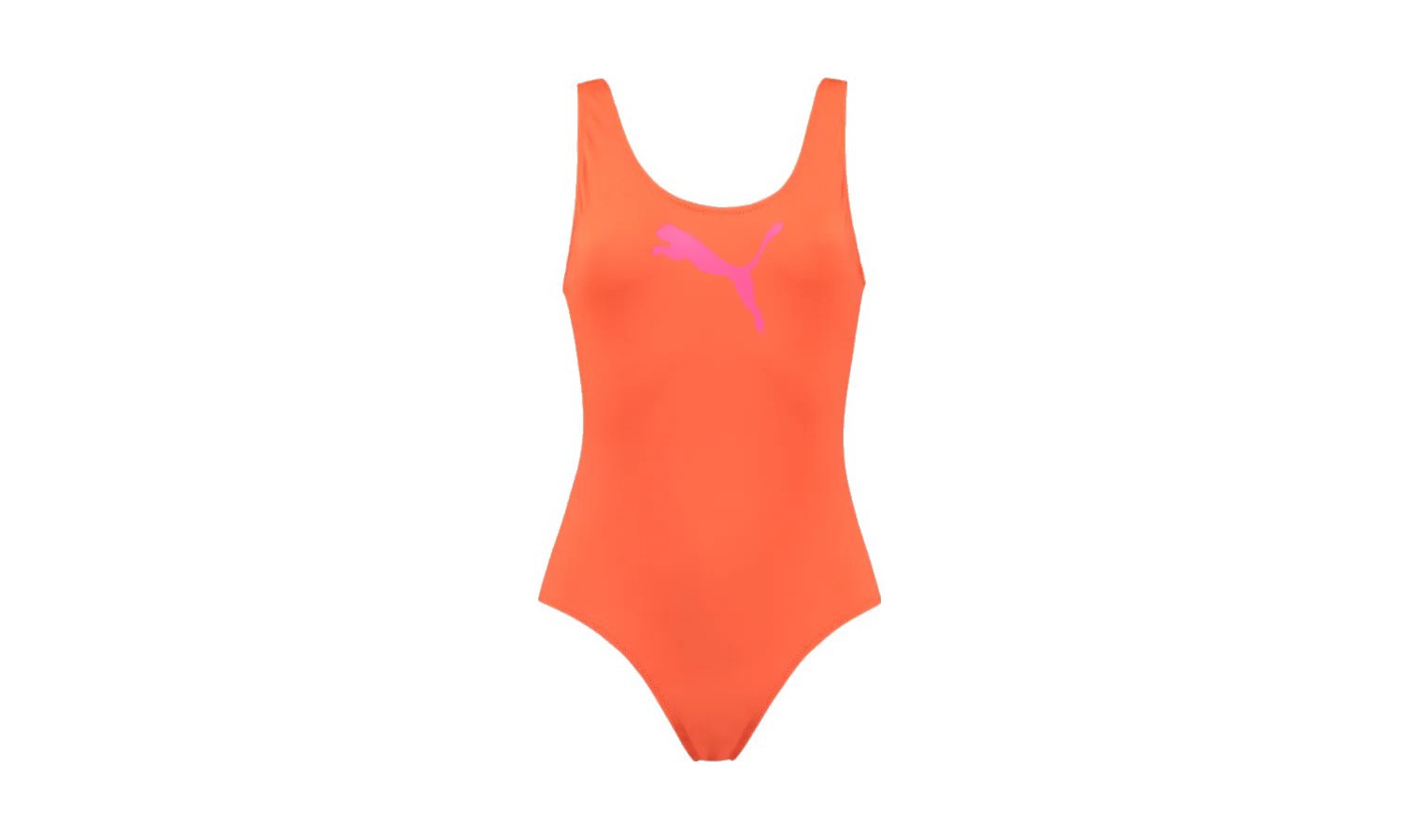 Womens one-piece swimsuit Puma SWIM SWIMSUIT W orange | AD Sport.store